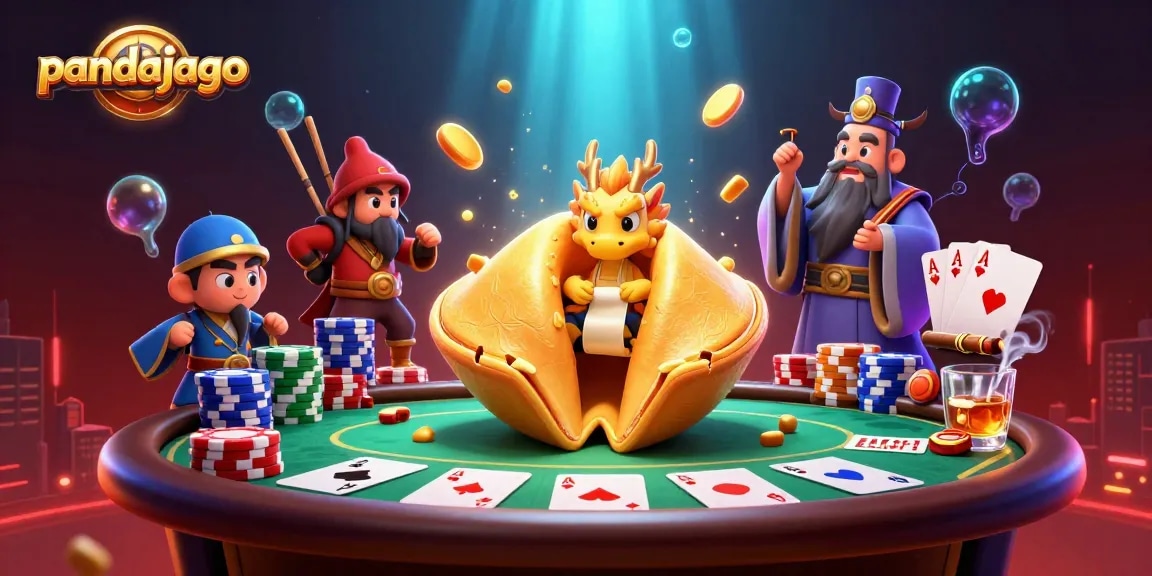 Mengakses pandajago dan meraih keberuntungan dengan simbol slot berkilauan dan pemandangan kasino yang memukau.