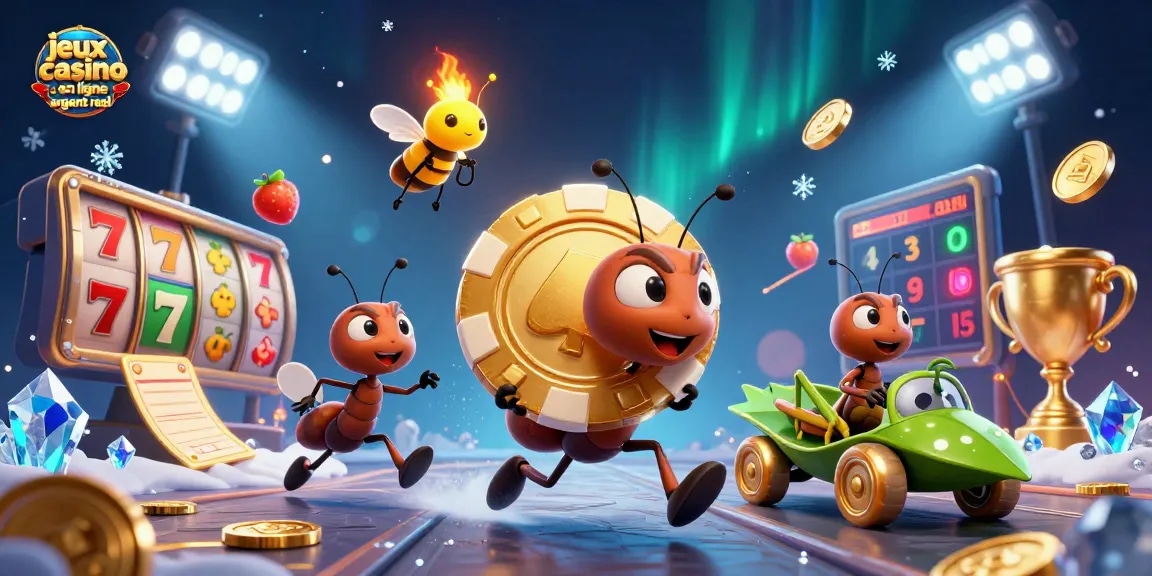 Découvrez des jeux de casino en ligne argent réel à travers cette illustration captivante.
