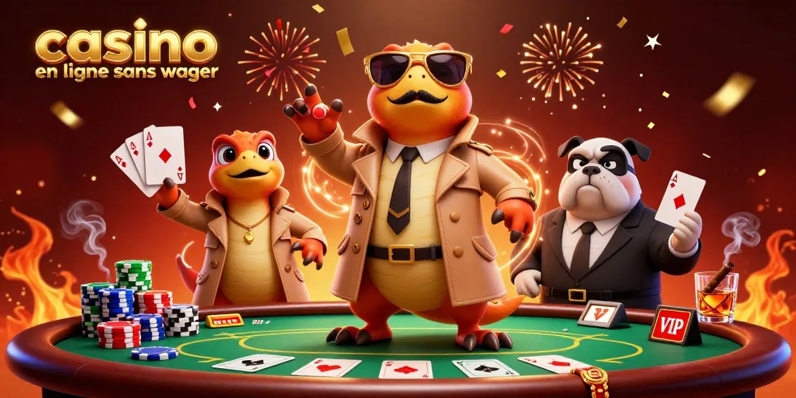 Trois raptors déguisés en homme tentent d'entrer dans un casino en ligne sans wager.