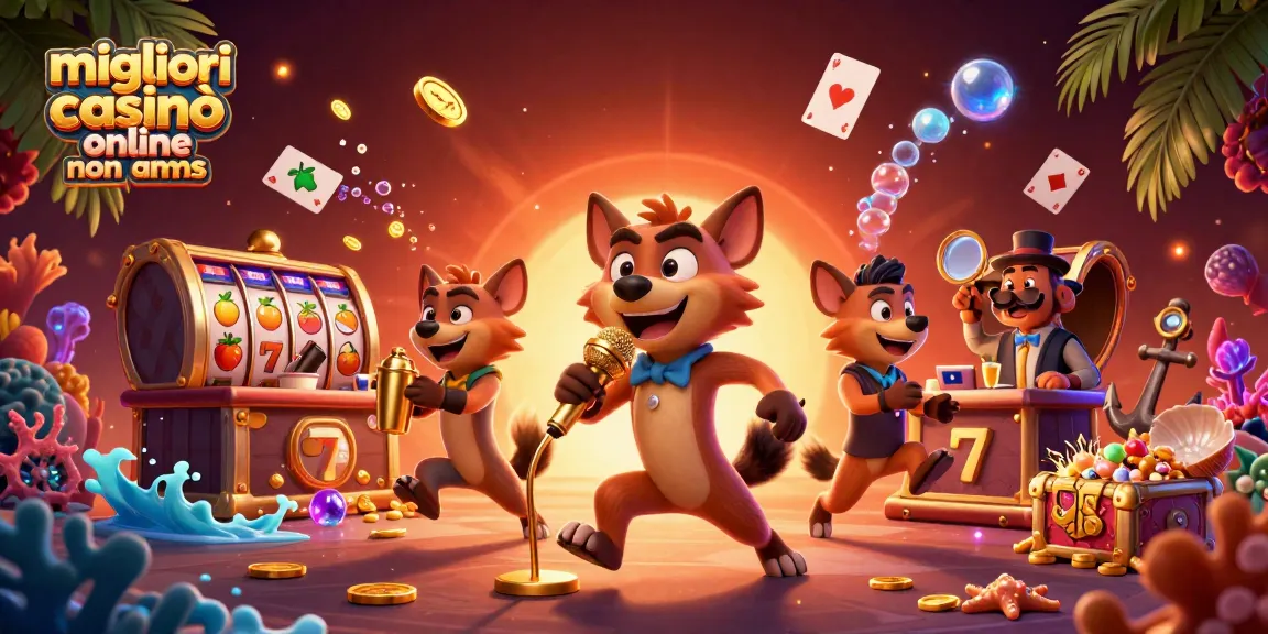 gira il jackpot nei migliori casinò online non AAMS con divertenti personaggi animati