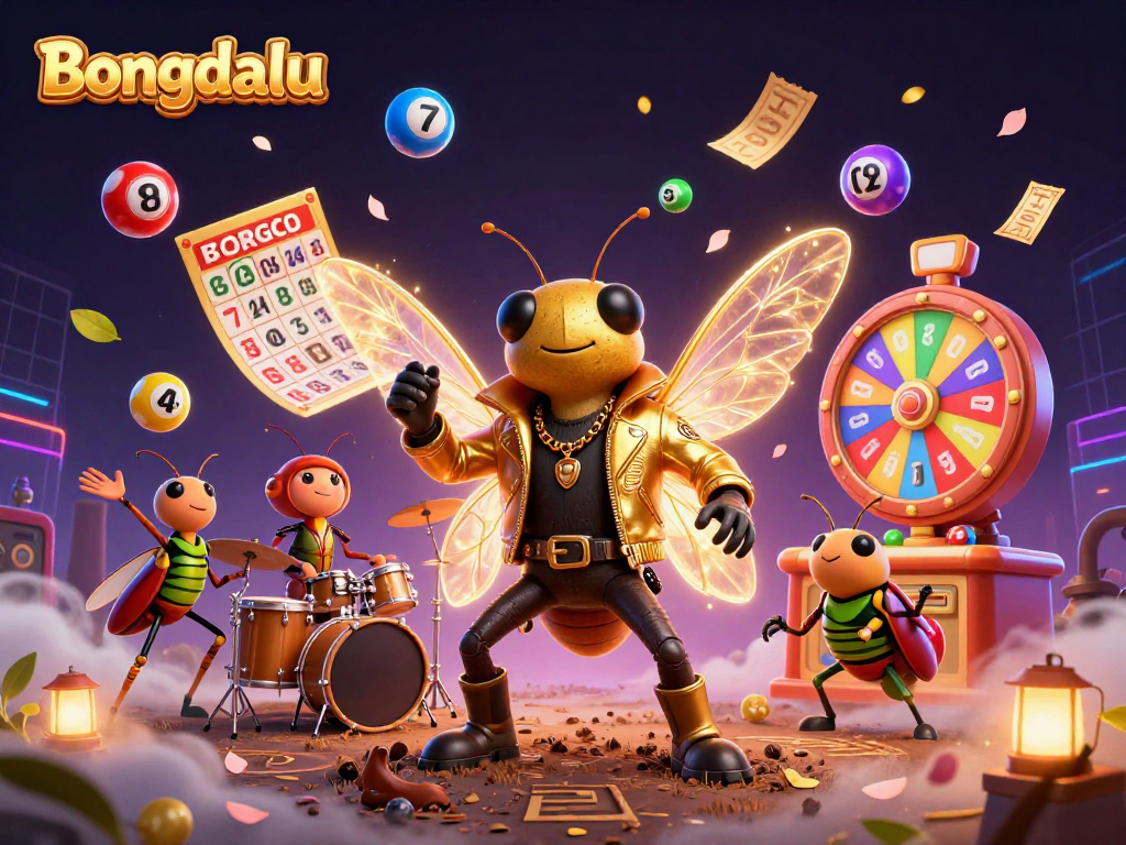 Bongdalu brings thrilling lottery excitement with rock star cicada, vibrant lotto elements and dynamic visuals.