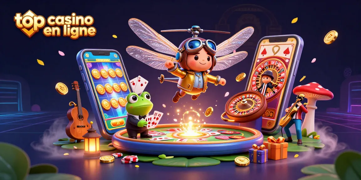 Jouez au top casino en ligne avec des personnages captivants dans un univers ludique.
