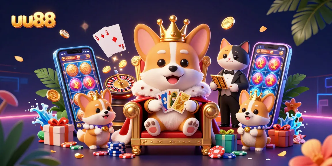 Experience exciting gameplay at uu88 with vibrant slot games and engaging casino characters.