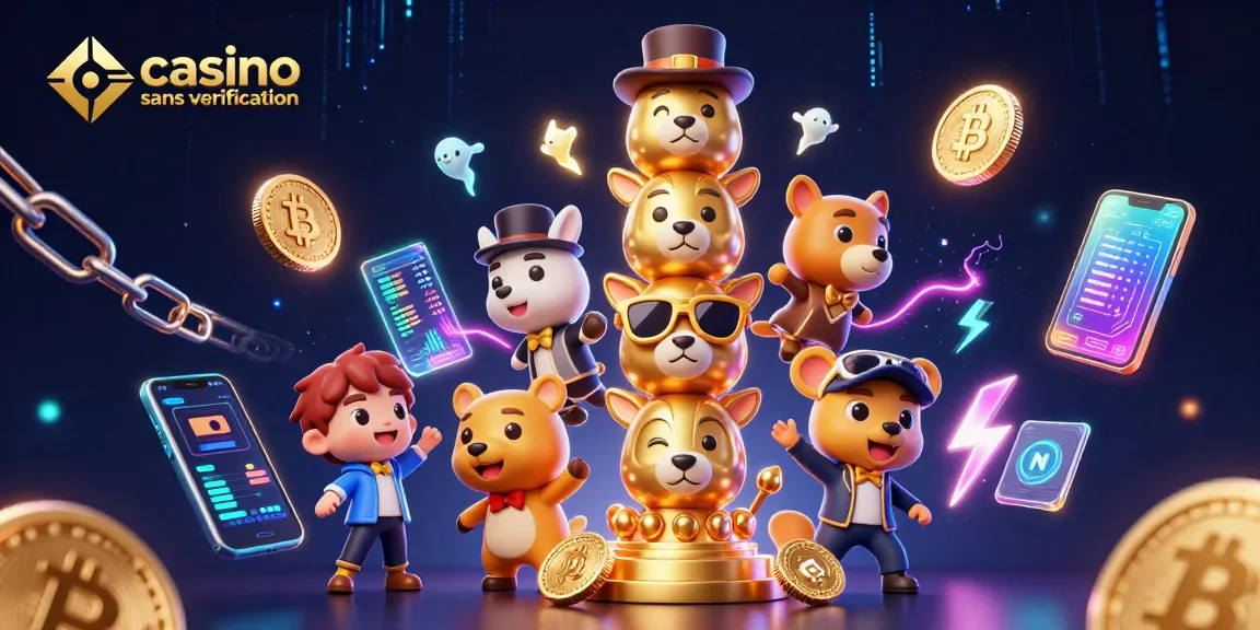 Jouez dans un casino sans vérification avec des personnages animés et une ambiance captivante.