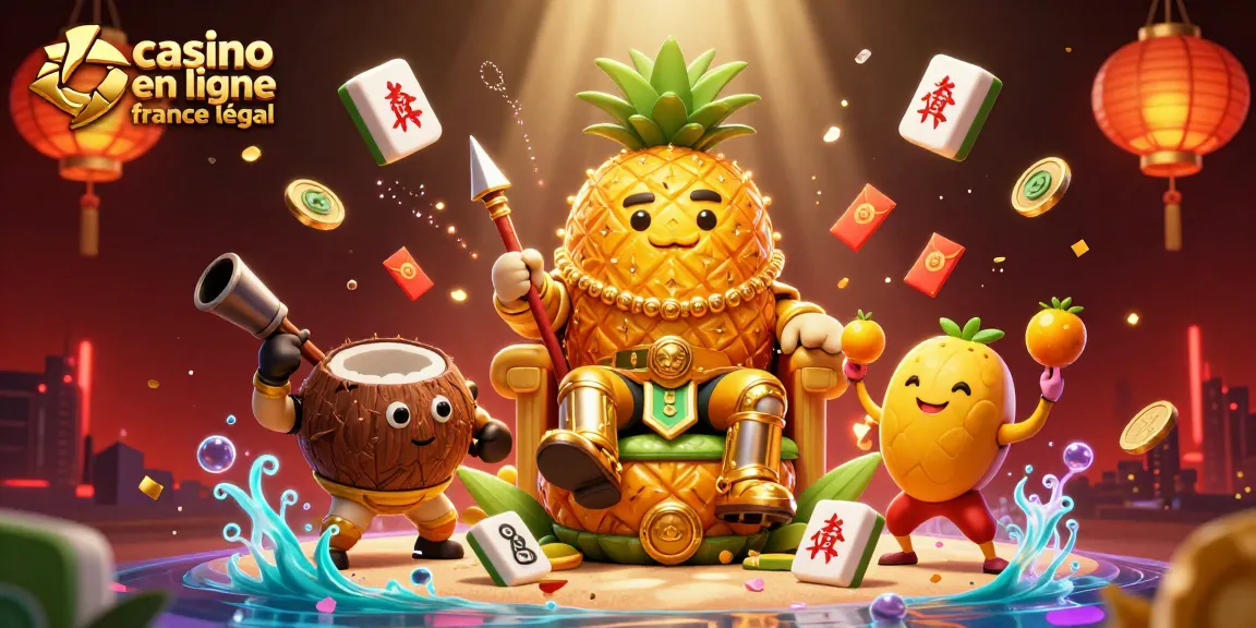 Profitez de l'expérience unique d'un casino en ligne France légal avec des personnages colorés et des éléments de jeu authentiques.