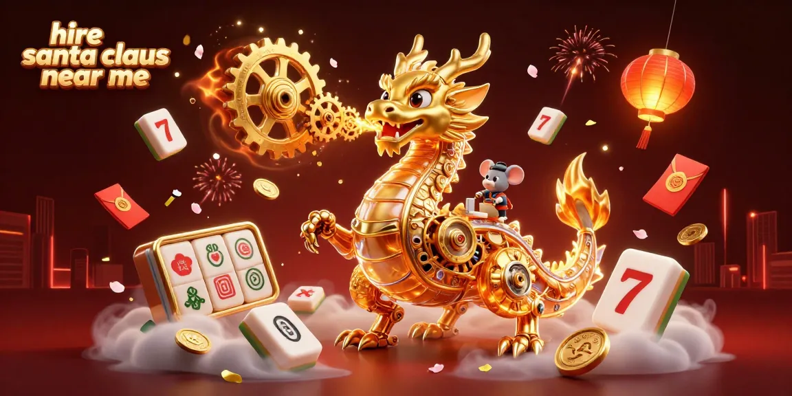 Engage with the dazzling art of hiring Santa Claus near me, illustrated with interactive gaming elements and rich visuals.