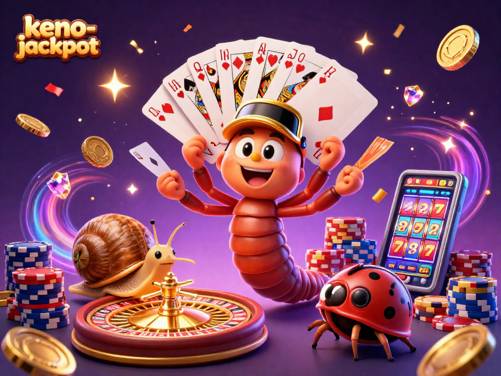 Experience thrilling moments at keno-jackpot with an animated dealer and exciting gameplay