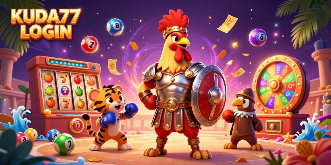 Masuk ke dunia kasino online dengan KUDA77 LOGIN, sambil melihat tema slot yang mengasyikkan dan karakter menarik.
