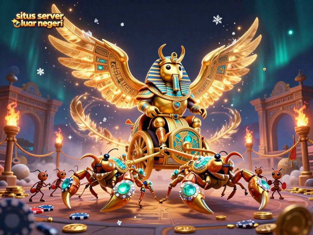 Engage in the excitement of situs server luar negeri with dazzling 3D casino elements and dynamic characters.