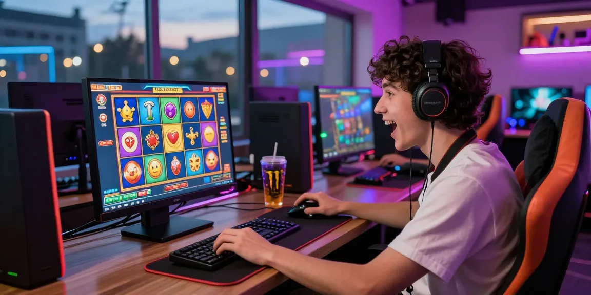 Engaging online gambling scene showcasing excitement of HWGSLOT gaming experience