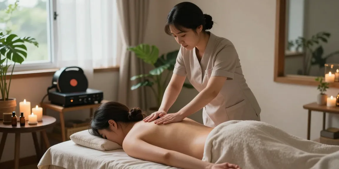 Inviting massage therapy scene showcasing 강서구출장안마 with a tranquil atmosphere and relaxing elements.