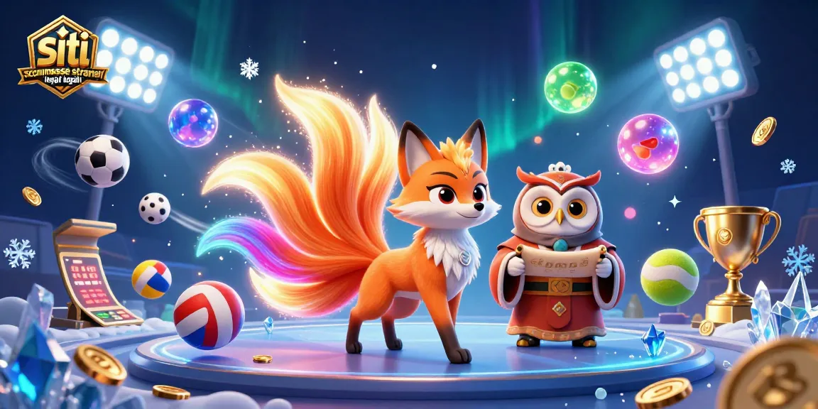 Scopri i migliori siti scommesse stranieri legali con l'illustrazione di un fox spirit e elementi dinamici di gioco.