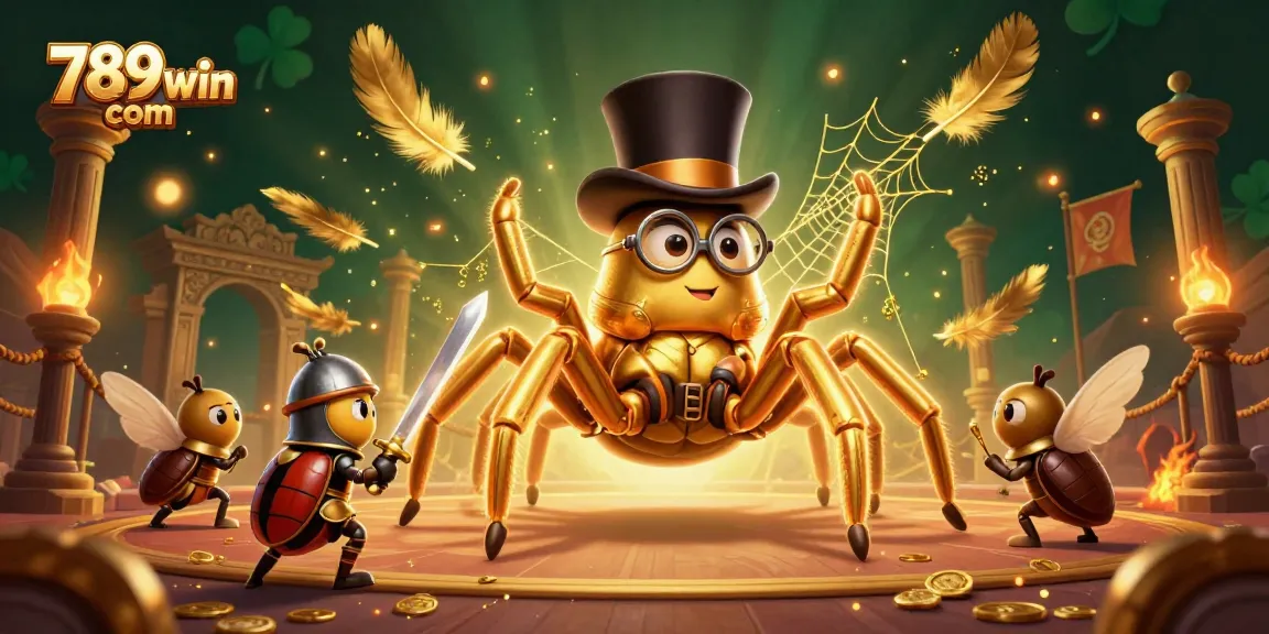 Join the fun at 789win com, a lively scene of dynamic casino characters in action.