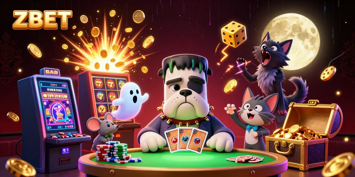 ZBET captivates players with a thrilling casino experience enhanced by vibrant characters and dynamic gaming elements.