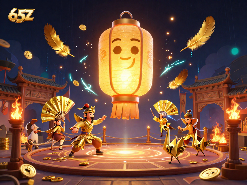 Ganhe em 65Z com esta incrível ilustração 3D de um cassino noturno.