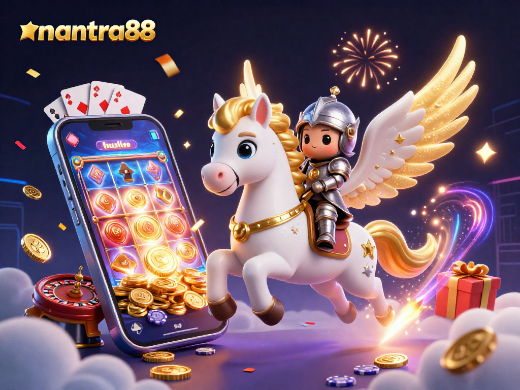 Experience thrilling wins with mantra88's vibrant games featuring a celestial horse, exciting slot games, and abundant rewards.