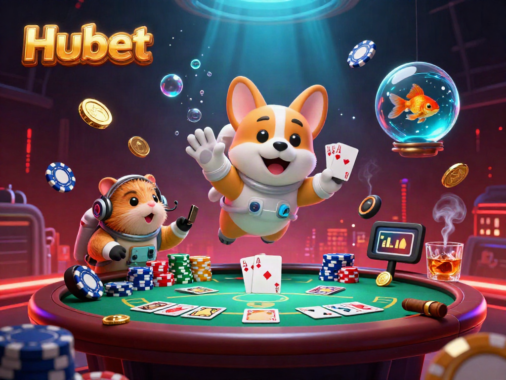 Engage in thrilling gameplay at Hubet with a whimsical space-themed casino adventure.