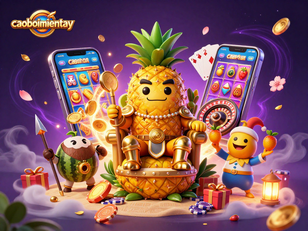 Experience caoboimientay through a vibrant 3D casino scene filled with action and excitement.