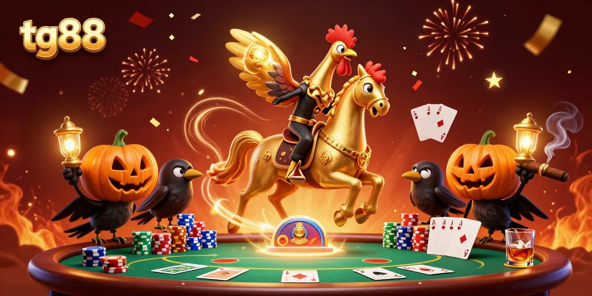 Experience the vibrant tg88 casino scene with thrilling poker action and dynamic characters.