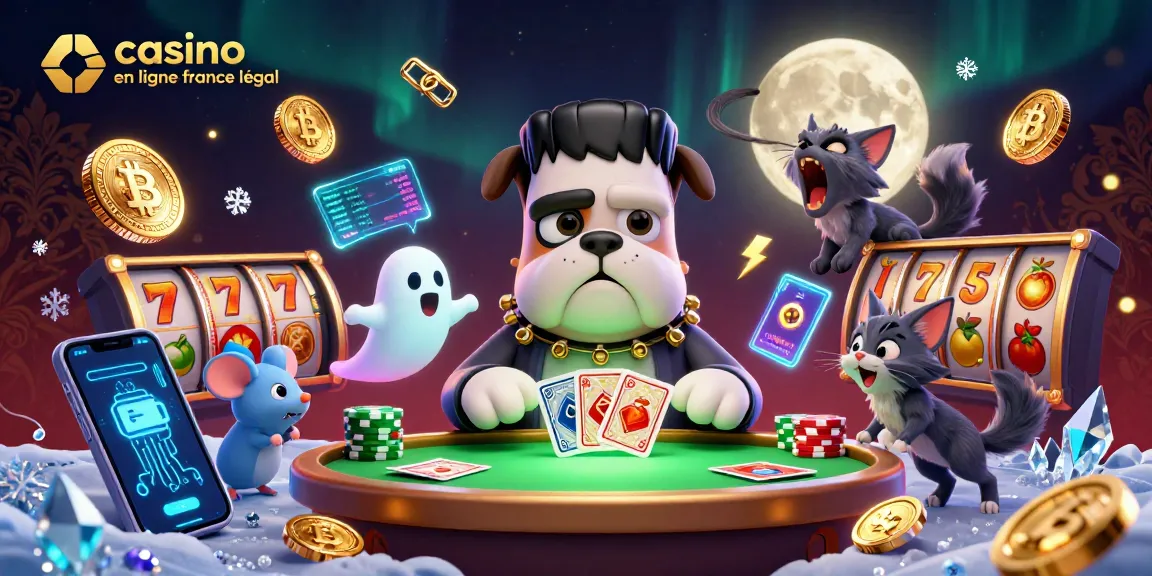 Jouez à des jeux dans un casino en ligne France légal avec une ambiance de monstre amusante.
