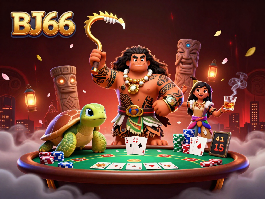 Khám phá BJ66 thông qua trò chơi poker đặc sắc trong một không gian hiện đại và sôi động.
