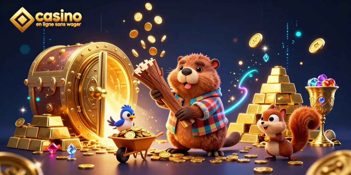 Plongez dans un univers féerique avec le casino en ligne sans wager, où les personnages collectent une pluie de pièces d'or.