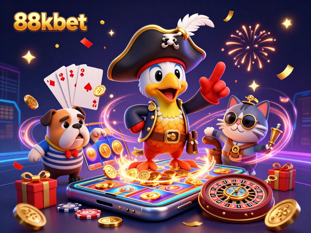 Experience thrilling wins at 88kbet with dynamic slot games and animated gaming elements!