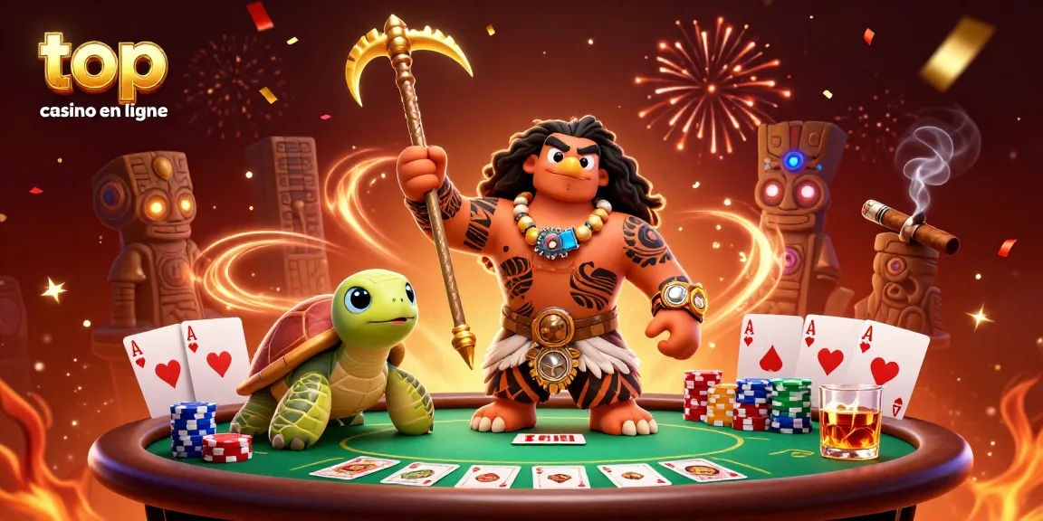 Gagnez avec le top casino en ligne tout en profitant d'une scène de poker dynamique.