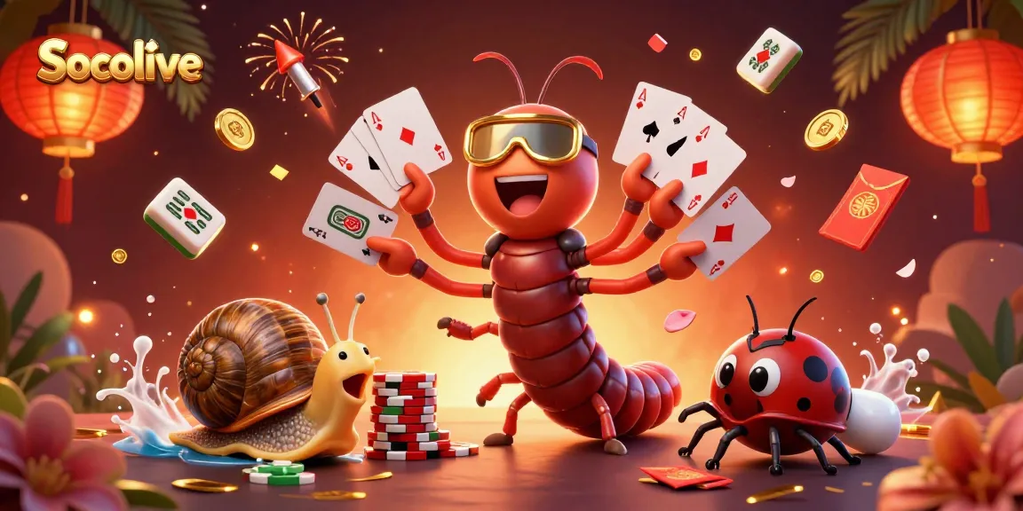 Socolive enhances online gaming with vibrant 3D characters and captivating casino elements.