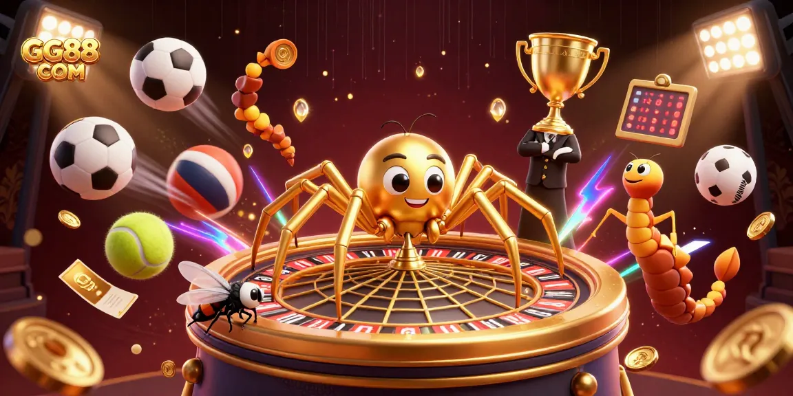 Experience winning strategies at GG88 COM with dynamic sports betting action illustrated in a vibrant casino atmosphere.