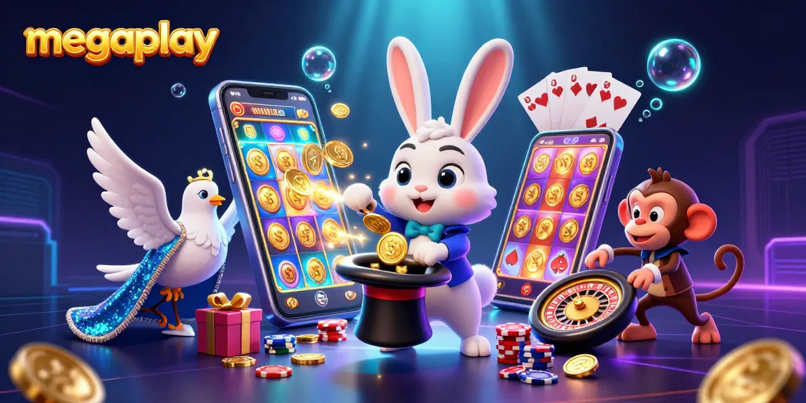 เล่นเกม megplay บนมือถืออย่างสนุกสนานกับเกมสล็อตและเกมยิงปลาแตกง่าย