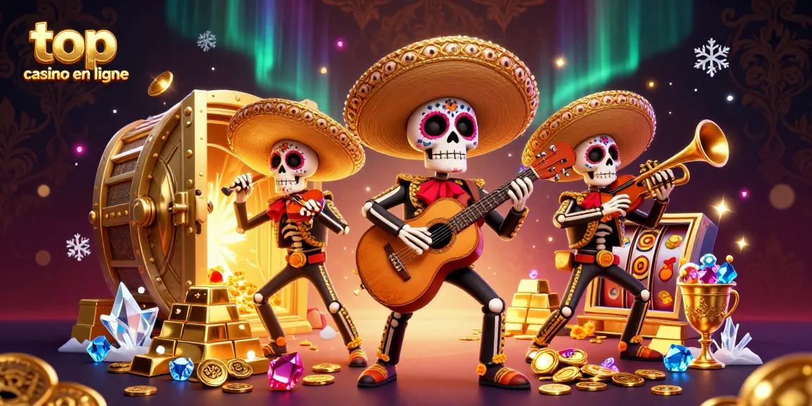 Vibrez avec le top casino en ligne en découvrant des personnages festifs dans une scène colorée.