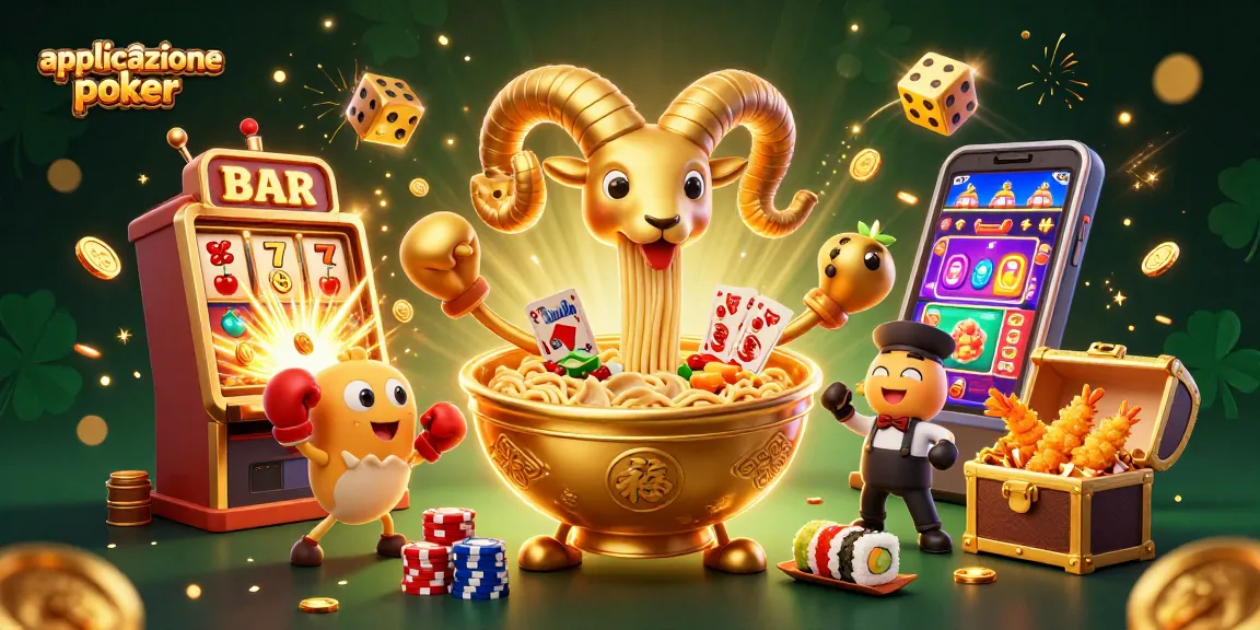 Gioca con l'applicazione poker in un ambiente vivace con personaggi divertenti e elementi di gioco.