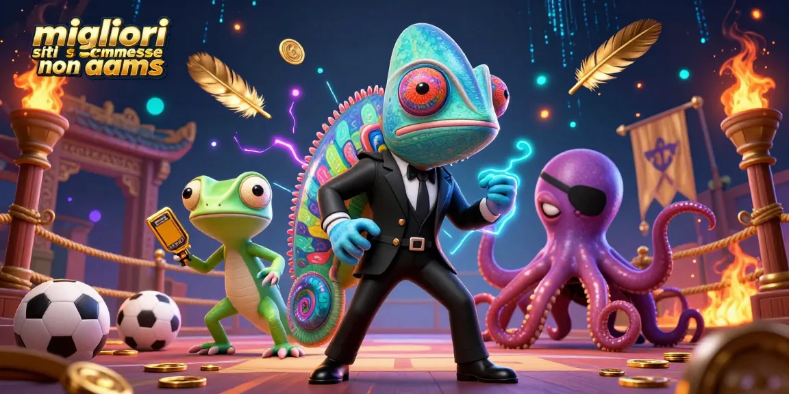 Una scena emozionante con i migliori siti scommesse non AAMS e personaggi del gioco d'azzardo in azione.