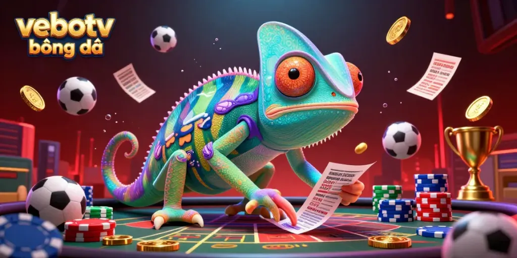 Experience the thrill of vebotv bóng đá with a vibrant sports betting scene showcasing dynamic elements.