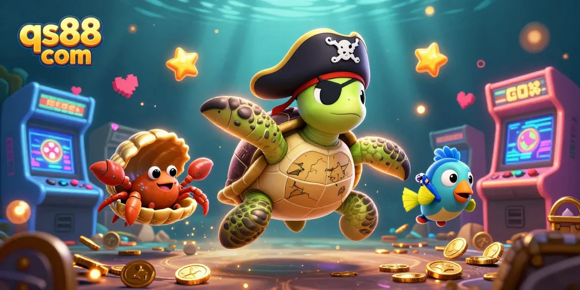 Experience the excitement of qs88 com with unique aquatic characters and vibrant casino elements.