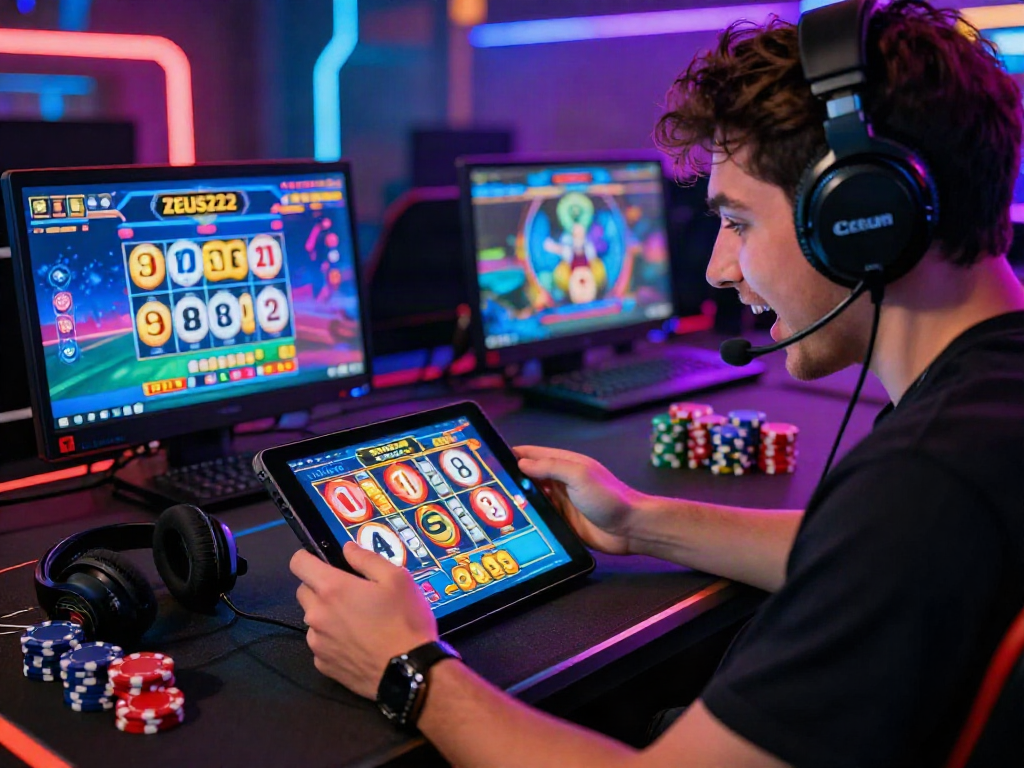 ZEUS222 platform menawarkan pengalaman bermain slot gacor yang mengasyikkan dengan suasana kasino online yang hidup.