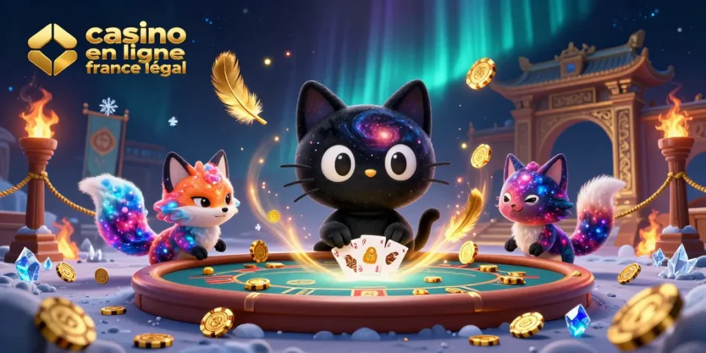 Jouer légalement au casino en ligne en France : ambiance dynamique et personnages captivants.