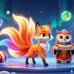 Scopri i migliori siti scommesse stranieri legali con l'illustrazione di un fox spirit e elementi dinamici di gioco.