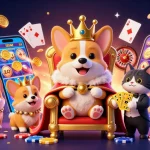 Mejores casinos en línea ilustración colorida mostrando juegos y premios.