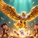 Scopri il tether slot casino tra una pioggia di carte e monete d'oro mentre l'aquila meccanica vola.