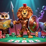 Gioco emozionante nei migliori casinò online non AAMS con personaggi e tavolo da poker