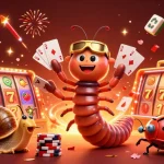 Découvrez top casino en ligne avec un décor d'illustration de jeu dynamique et vibrant