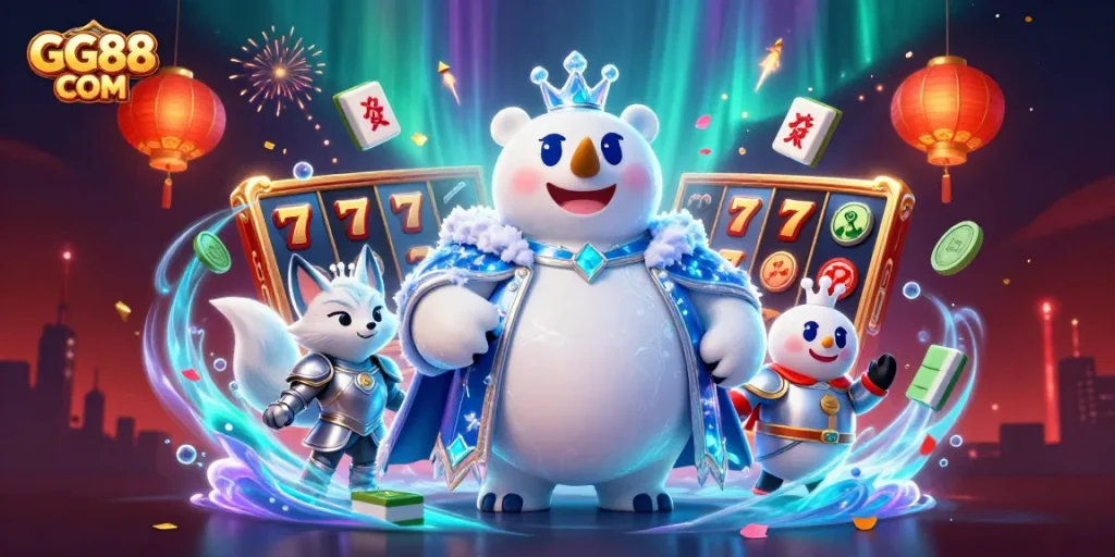 Experience thrilling wins at GG88 COM with exciting slot games and vibrant casino elements.