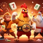Jouez dans le top casino en ligne avec un coq Muay Thai, un singe Shaolin et une grue sage entourés de riches éléments de jeu.