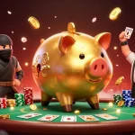 Jouer sur un casino en ligne légal en France avec des personnages colorés et des éléments de poker animés.