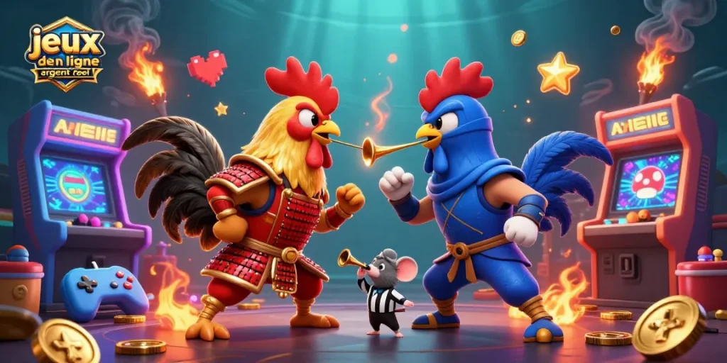 Jouez à des jeux de casino en ligne argent réel avec des personnages animés et des effets dynamiques.