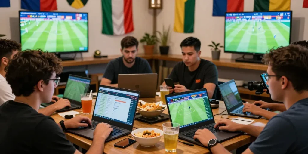 Exciting betting scene featuring Gacor 25 during the Piala Dunia 2026.