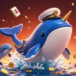 オンライン ギャンブルで遊ぶために、巨大なクジラと仲間のナーホールが魅力的なシーンを演出しています。