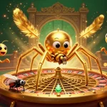 Placer des paris excitants avec le casino en ligne sans wager, dans un décor de casino animé.
